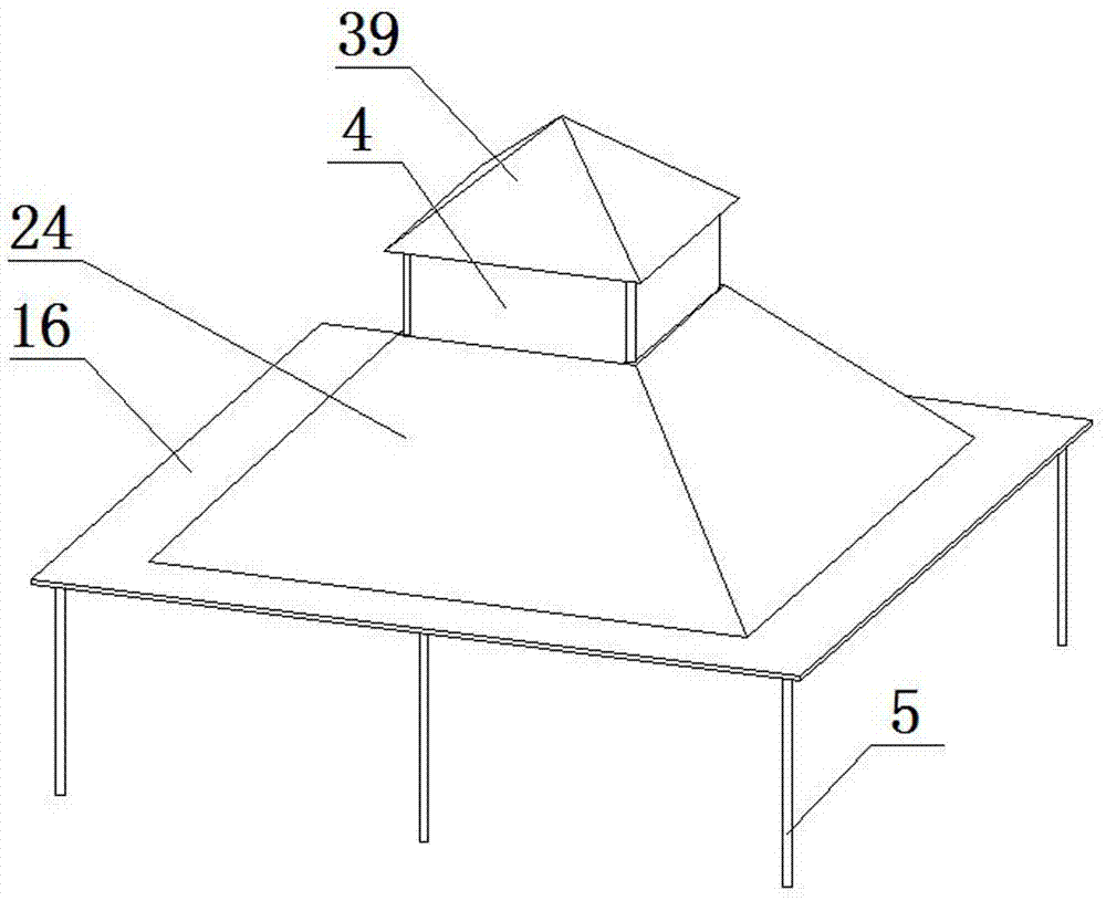 一种预制轻钢屋顶构架的制作方法