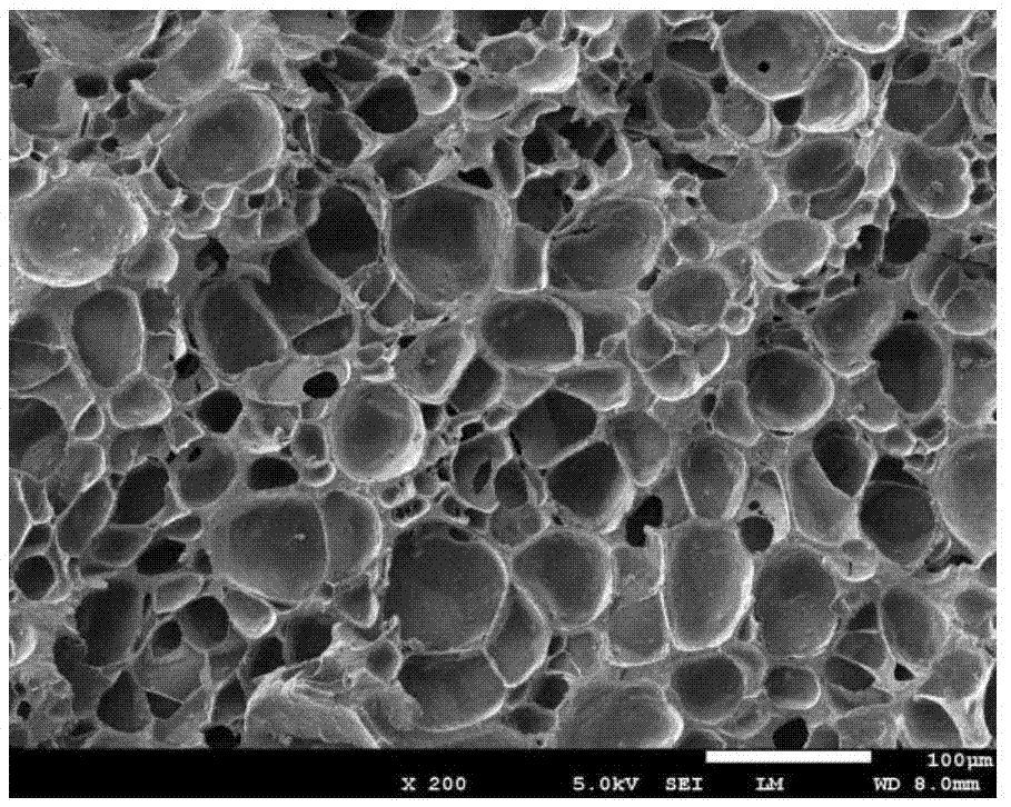 一种丁苯橡胶微孔发泡材料及其制备方法与流程