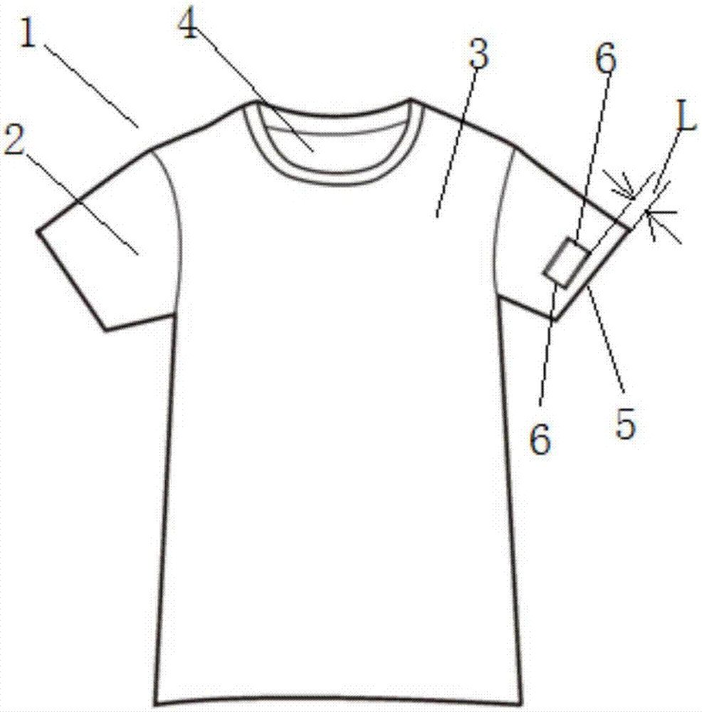 一種可旋轉(zhuǎn)變化袖標(biāo)的服裝的制造方法與工藝