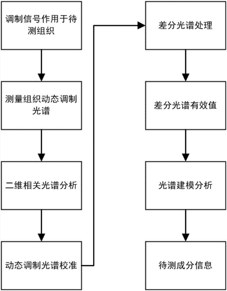 一種生物組織動態(tài)調(diào)制光譜測量裝置及方法與流程