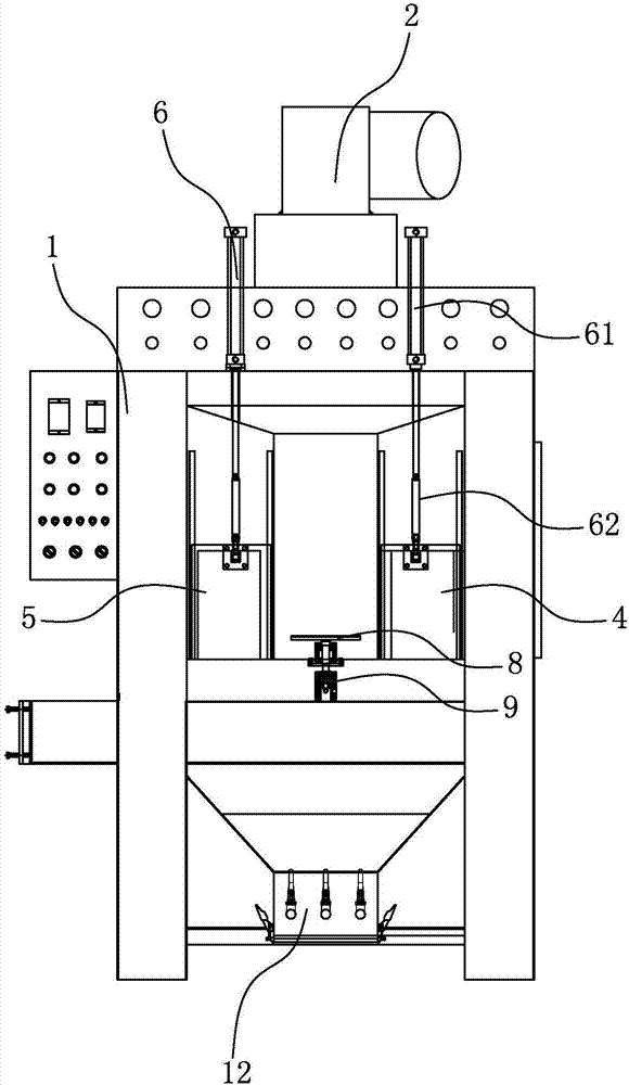 封閉作業(yè)的噴砂機(jī)及控制方法與流程