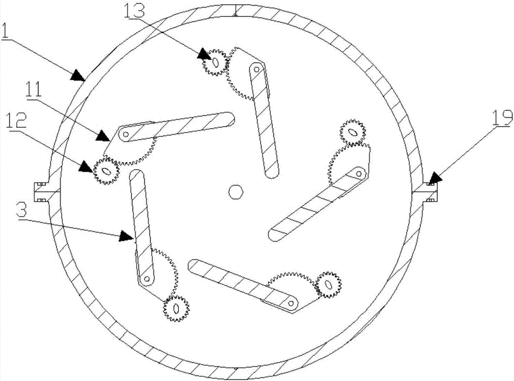 一種基于機(jī)械式傳動(dòng)的船舶鯨尾輪推進(jìn)器的結(jié)構(gòu)裝置的制造方法