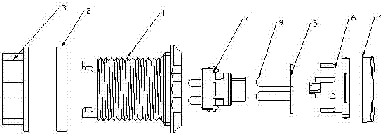 一種內(nèi)設(shè)微動開關(guān)的開關(guān)按鈕的制造方法與工藝