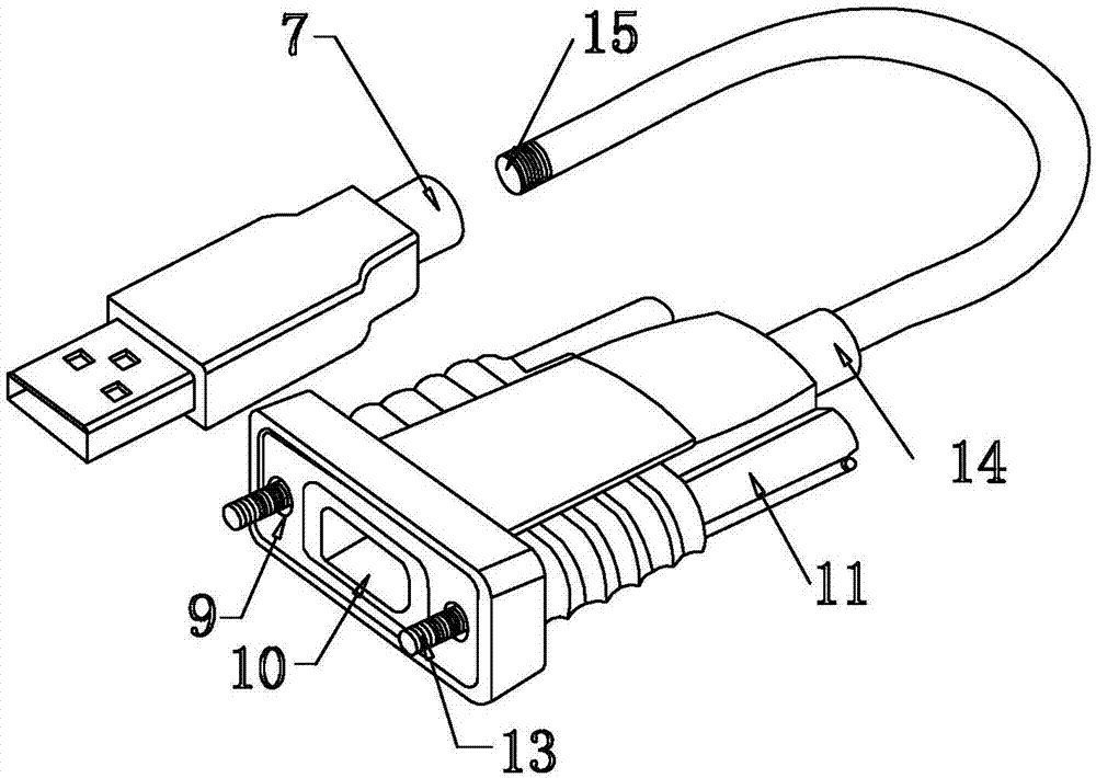 一种USB转串口连接线的制造方法与工艺