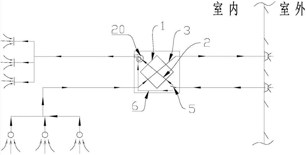 新風(fēng)機(jī)中新風(fēng)輸出切換控制方法以及新風(fēng)系統(tǒng)與流程