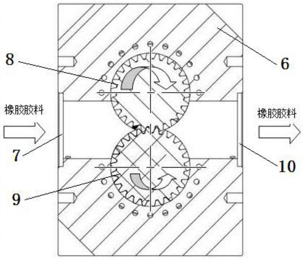 一種雙驅(qū)動橡膠齒輪泵濾膠裝置的制造方法