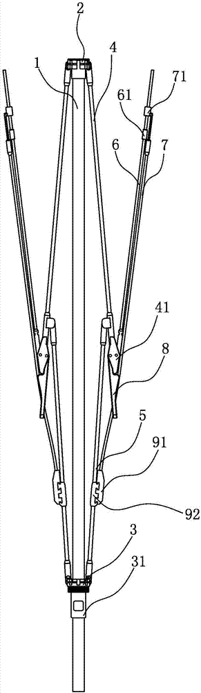 一种反向伞及其伞骨连接结构的制造方法与工艺