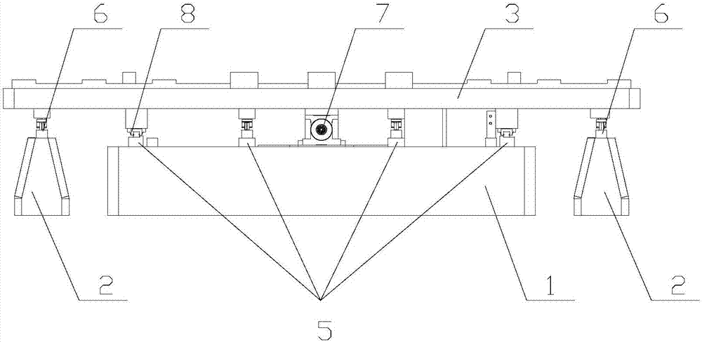 大型线切割机床的直线导轨装置的制造方法