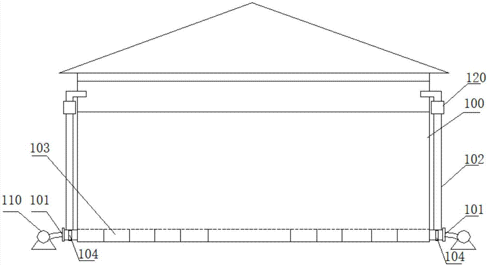 內(nèi)環(huán)流低溫儲(chǔ)糧系統(tǒng)及方法與流程