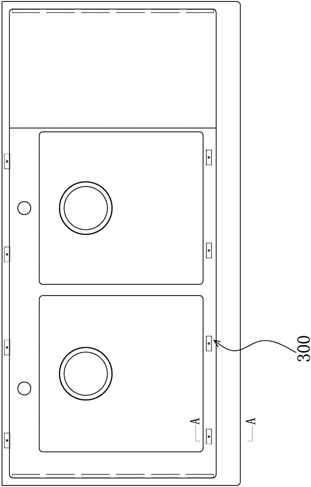一种连体槽与橱柜的连接结构的制造方法与工艺