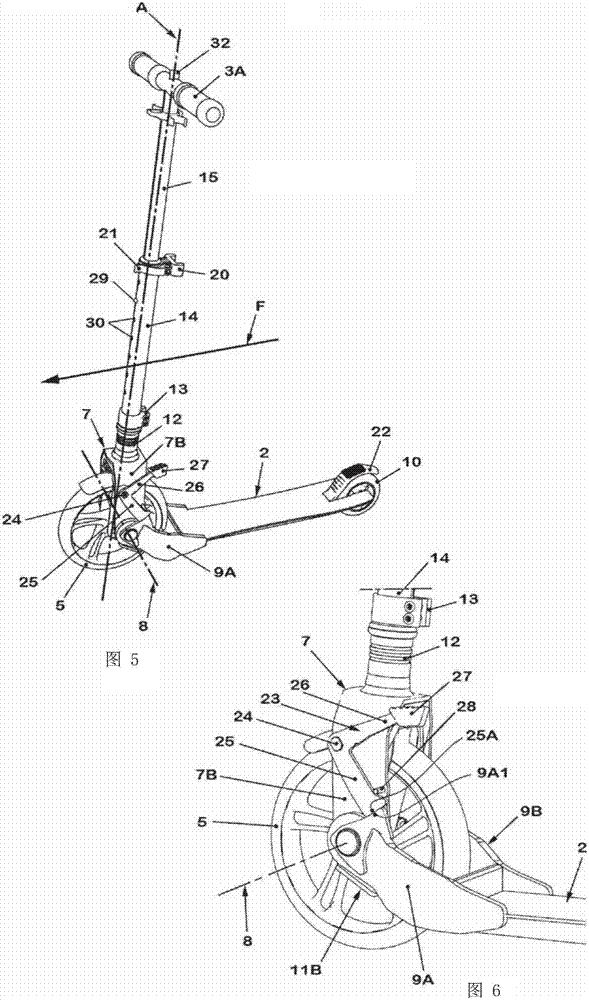 可折叠脚蹬踏板车的制造方法与工艺