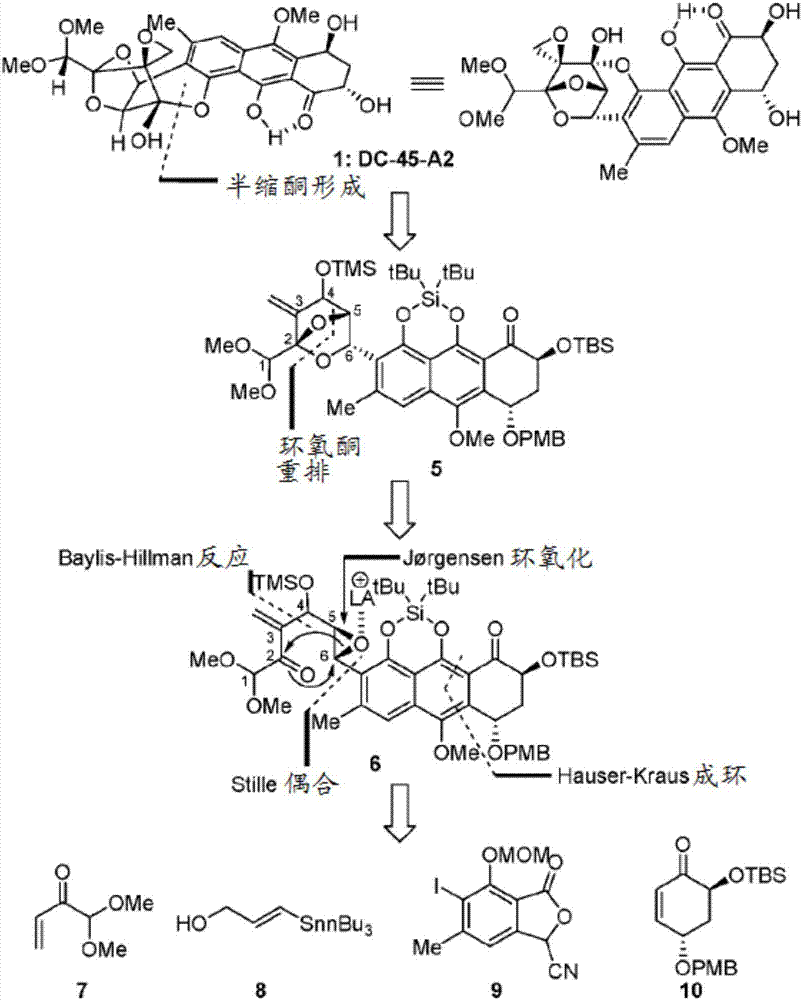 三草癌菌素DC?45?A2的全合成及三草癌菌素類(lèi)似物的制備的制造方法與工藝