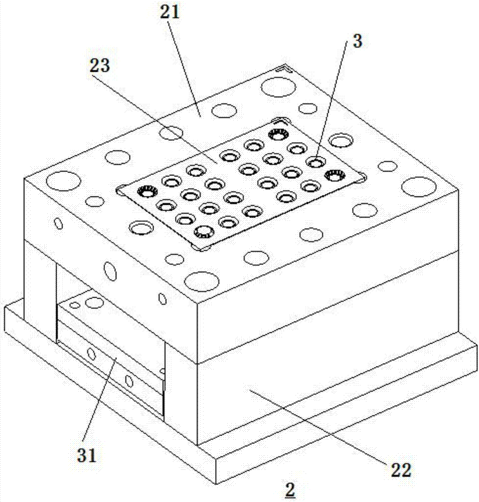 一種用于成型玩具汽車輪胎的注塑模具的制造方法與工藝