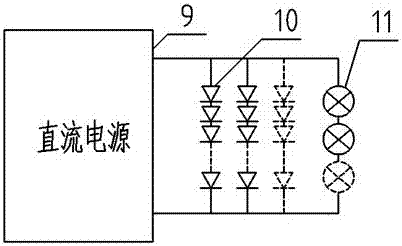 一種結(jié)合LED照明及熱輻射照明的方法與流程