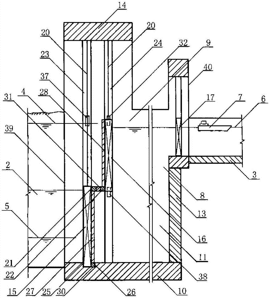 埋置式垂直升降船闸上游闸首的竖向双叠闸门及其运行方法与流程