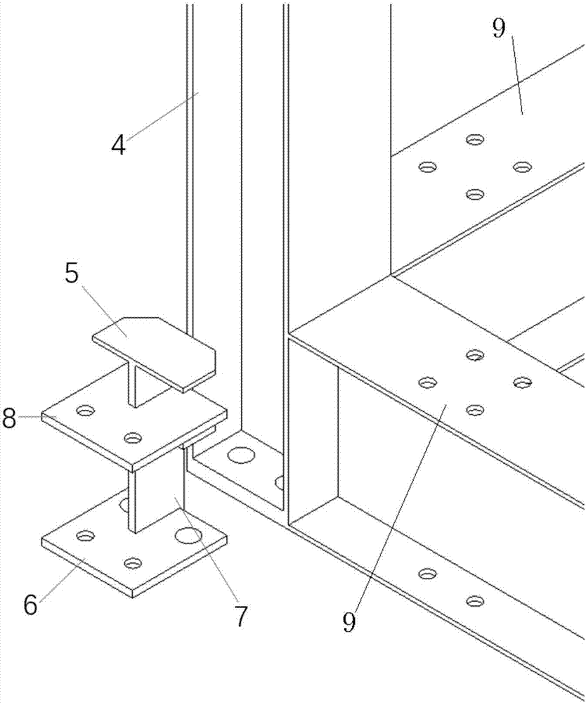 盒子結構建筑的盒子單元與寬平臺板拼接節(jié)點的制造方法與工藝