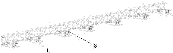大跨度倒梯形桁架的预拼装胎架及其拼装方法与流程