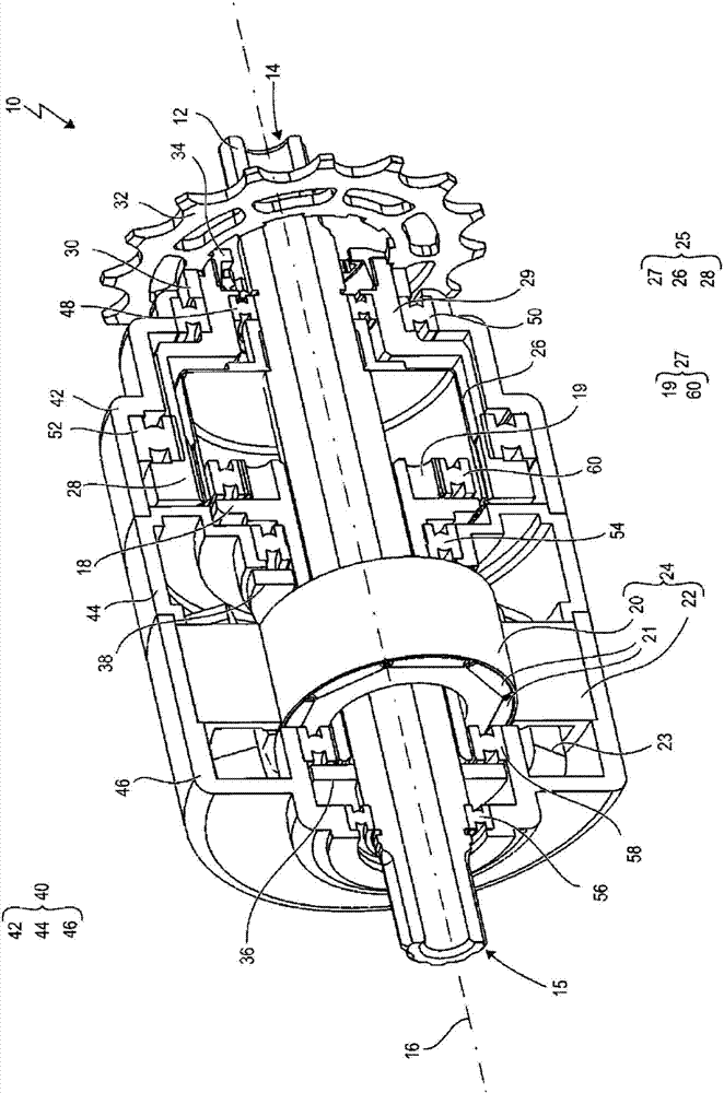 具有電輔助驅(qū)動機(jī)構(gòu)的用于人工驅(qū)動的車輛的驅(qū)動組件、用于調(diào)節(jié)該驅(qū)動組件的方法及應(yīng)用與流程