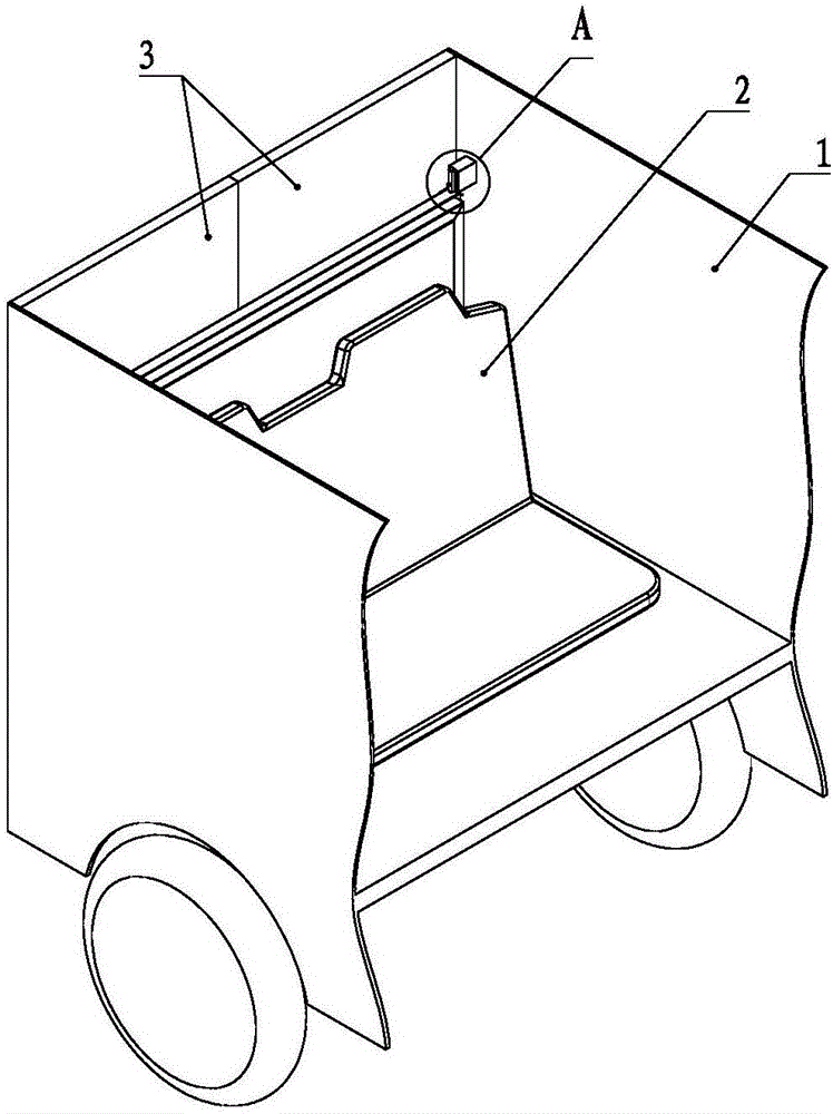 一种后斗可折叠的客货两用电动篷车的制造方法与工艺