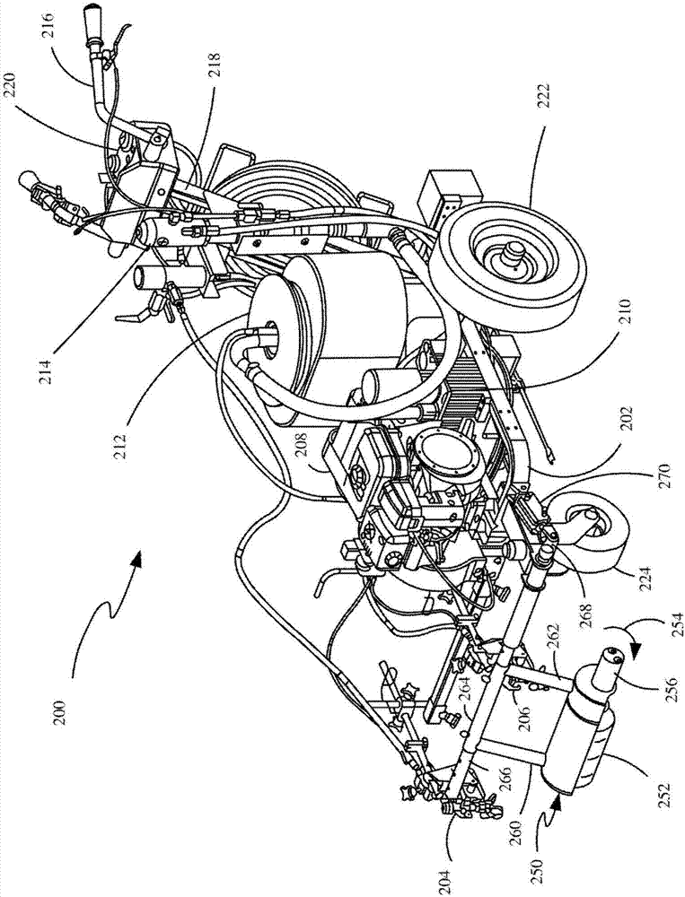 具有可部署掃除機(jī)的道路劃線機(jī)的制造方法與工藝