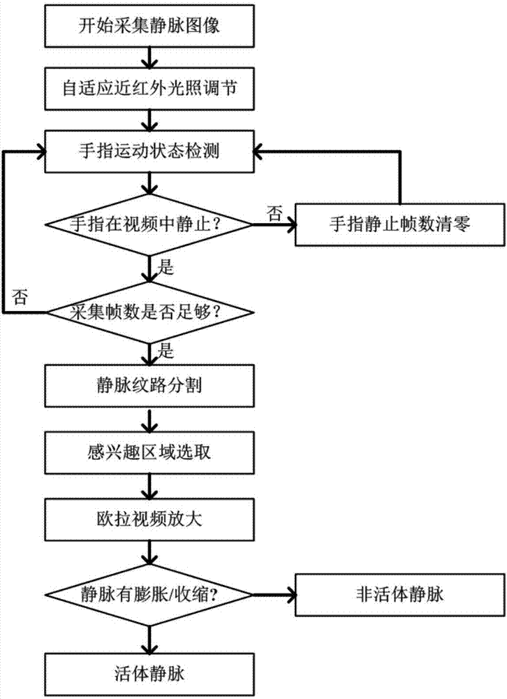 手指靜脈識(shí)別過(guò)程中的活體檢測(cè)方法與流程