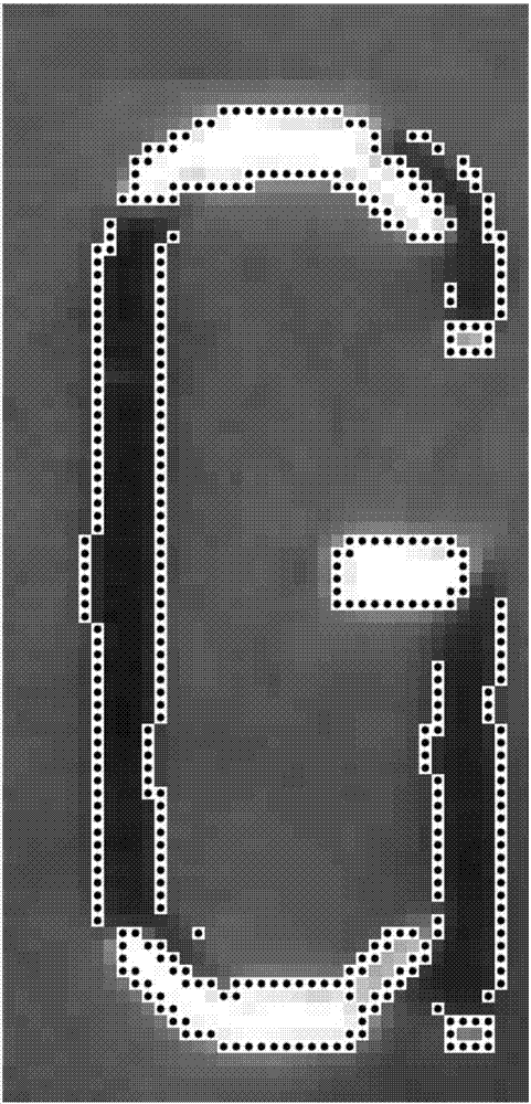 一種基于簡化鄰域的光學刻劃字符邊緣點真假的特征表示和分類方法及應用與流程