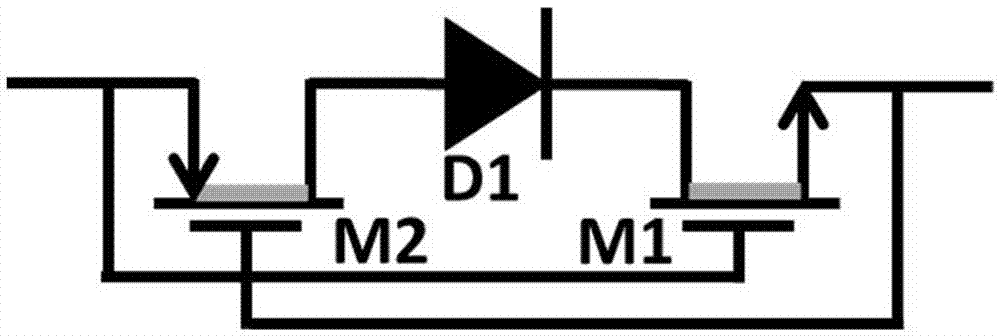 一種基于NP溝道互補耗盡型MOSFET整流二極管的制造方法與工藝