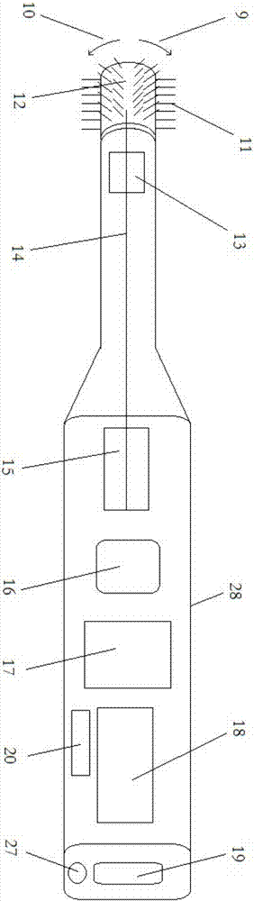 一種智能護齦電動牙刷的制造方法與工藝