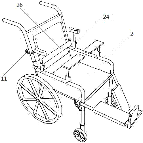 一种可用于骨科手术的术后可调节式轮椅的制造方法与工艺