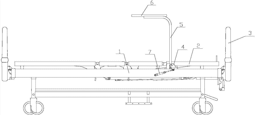 護理床的床上翻轉桌裝置的制造方法