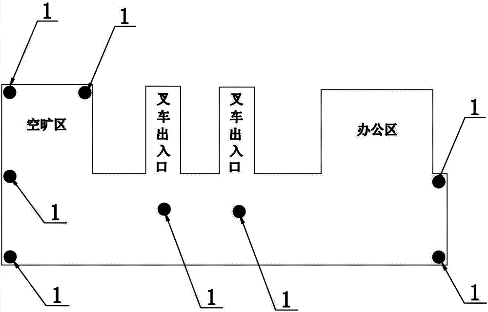 一种基于UWB的仓库叉车实时高精度定位系统的制造方法与工艺