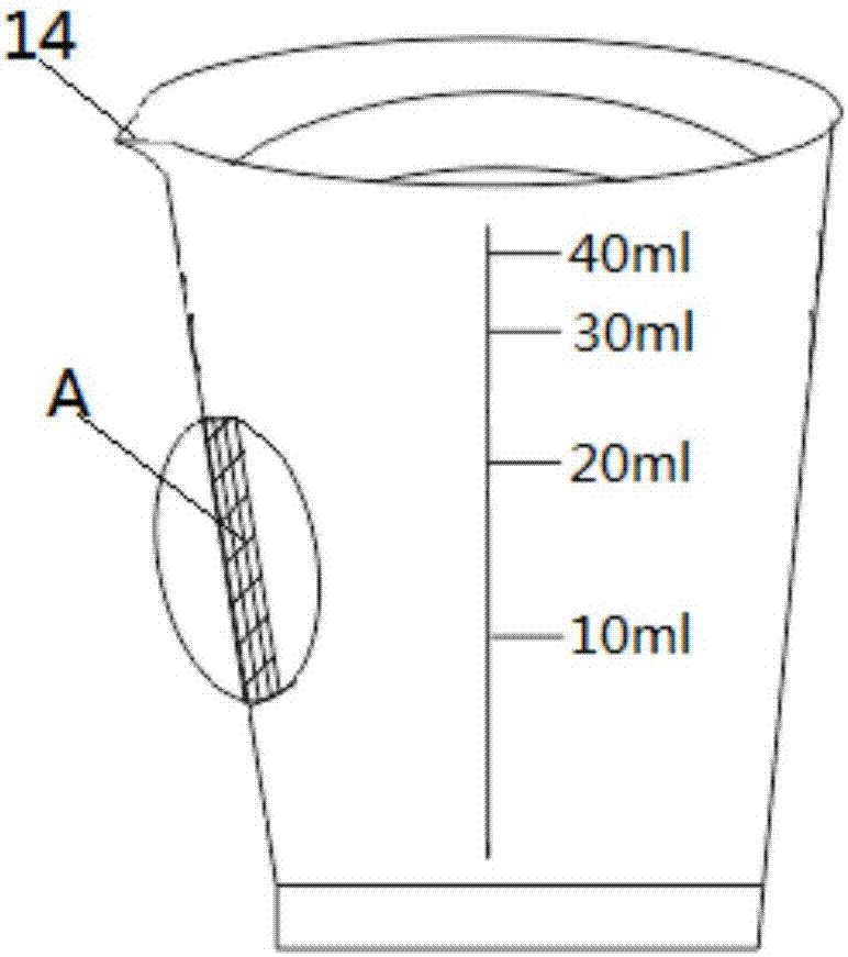 一种具有凸起刻度的可测量环保纸杯的制造方法与工艺