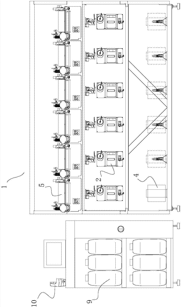 一種紗線絡(luò)筒機(jī)的染色裝置的制造方法