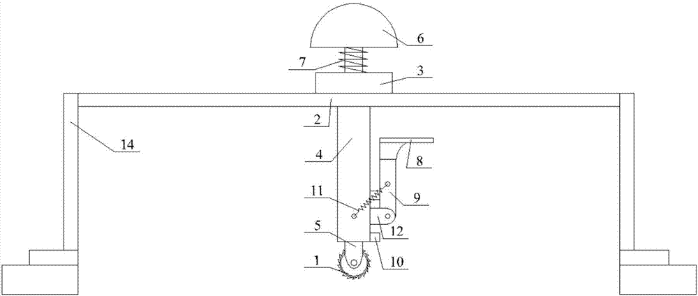 一種手動(dòng)裁紙機(jī)的制造方法與工藝