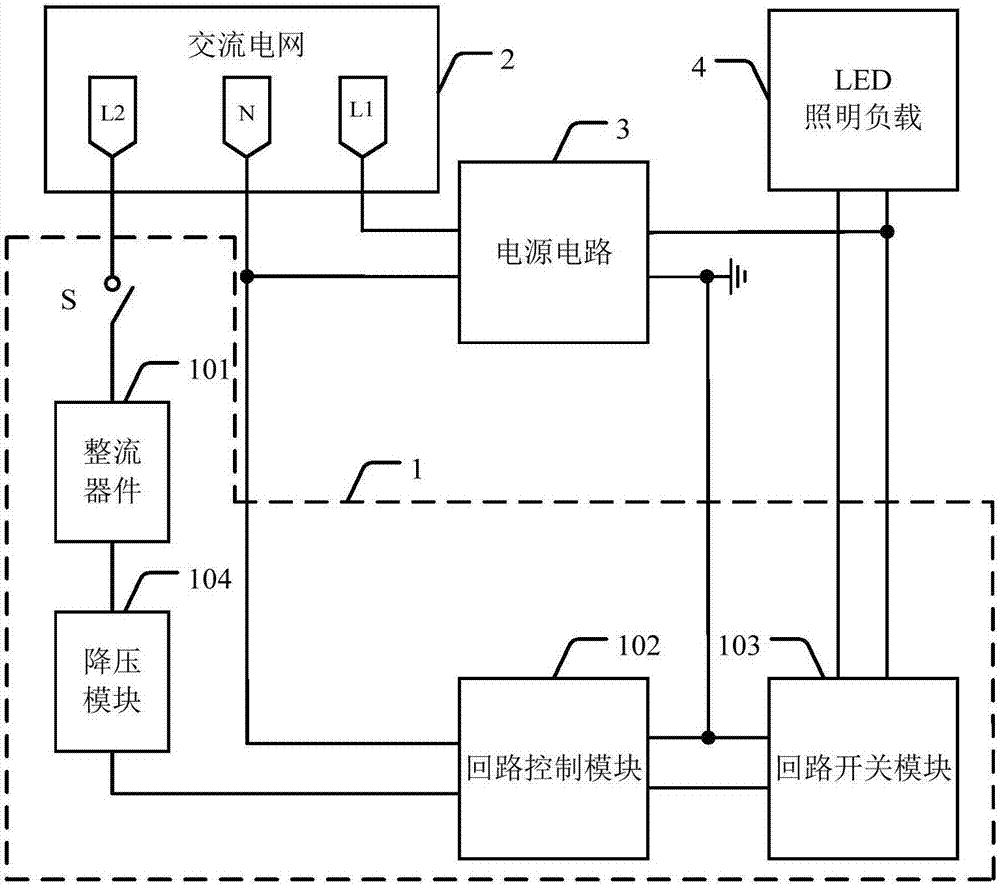 一種LED照明控制電路和LED照明系統(tǒng)的制造方法與工藝