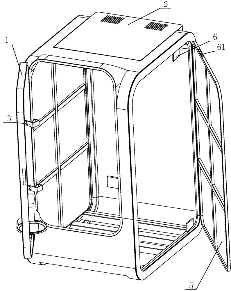 一种设有维护门的自动售货机外箱体和维修记录系统的制造方法与工艺