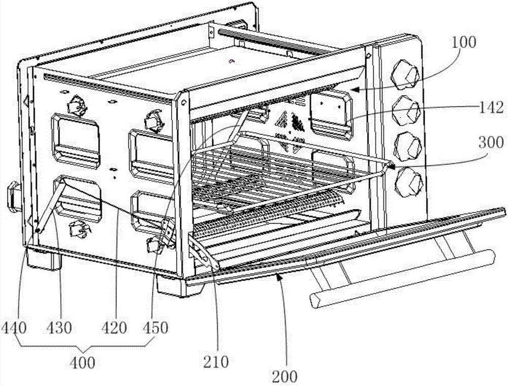 烤架可自动推出的烤箱的制造方法与工艺