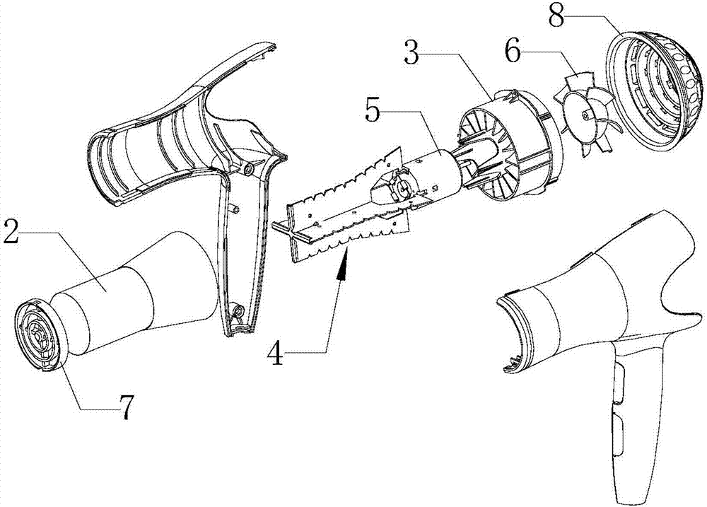 一种连接稳固的吹风机的制造方法与工艺