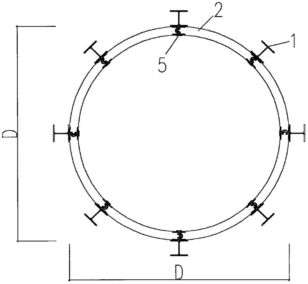 一種插槽式外包鋼板預(yù)制倉(cāng)壁圓形地下糧倉(cāng)的制造方法與工藝