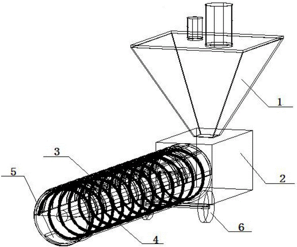 一种气动螺旋输送机的制造方法与工艺