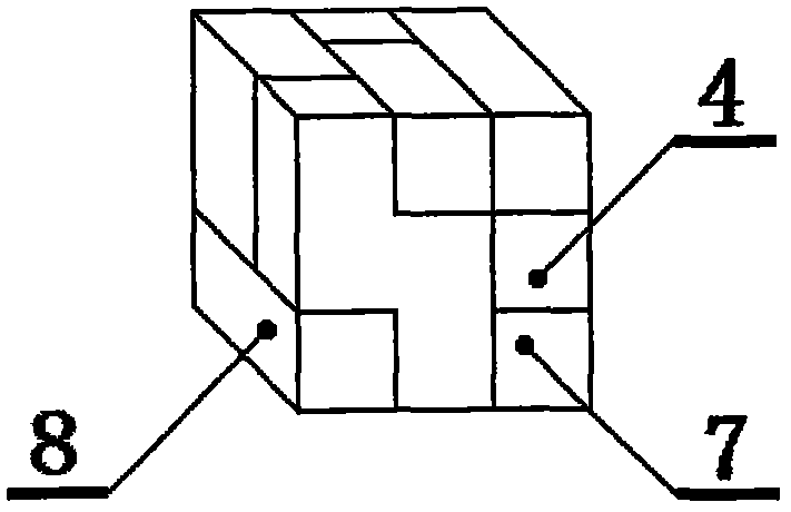 一种边长三个单位的立方体拼块的制造方法与工艺
