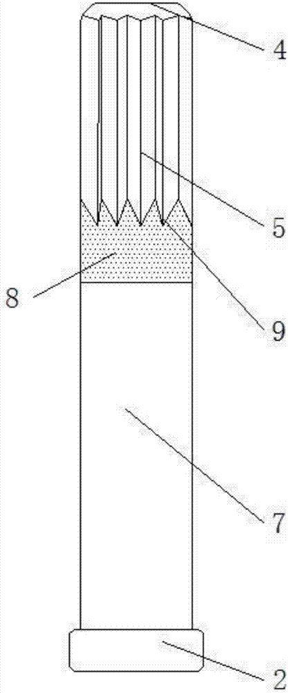 一種模具用十二角沖棒的制造方法與工藝