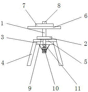 一種可以四周旋轉(zhuǎn)的噴漆平臺(tái)的制造方法與工藝