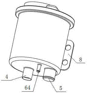 一种内置通气溢流装置的转向油罐的制造方法