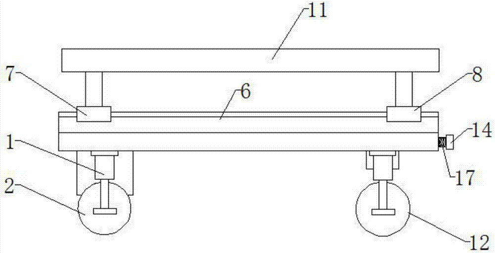 一種電鍍用板材拋光運輸車的制造方法與工藝