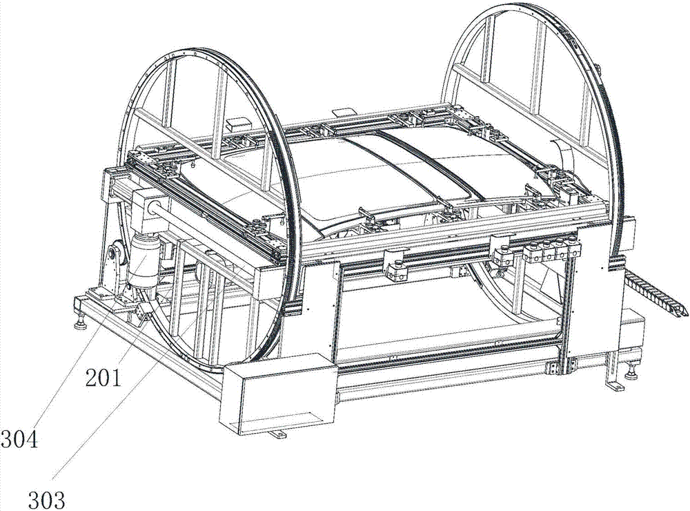 汽車天窗覆蓋件成型用自動(dòng)翻轉(zhuǎn)籠的制造方法與工藝