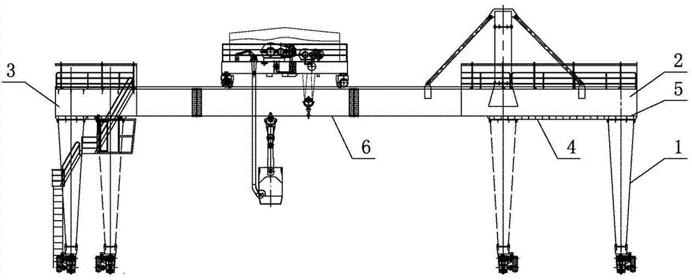 地鐵明挖車站可調(diào)跨度梁門式起重機(jī)的制造方法與工藝