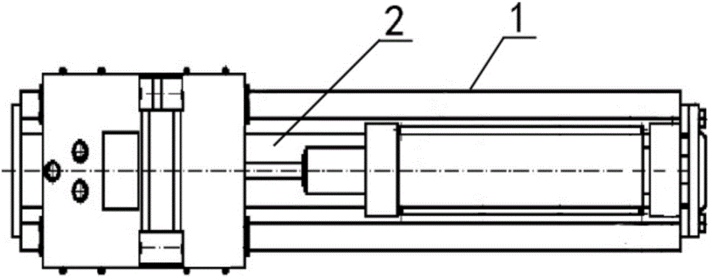 一种液压钻机给进装置及包括该装置的主机和液压钻机的制造方法