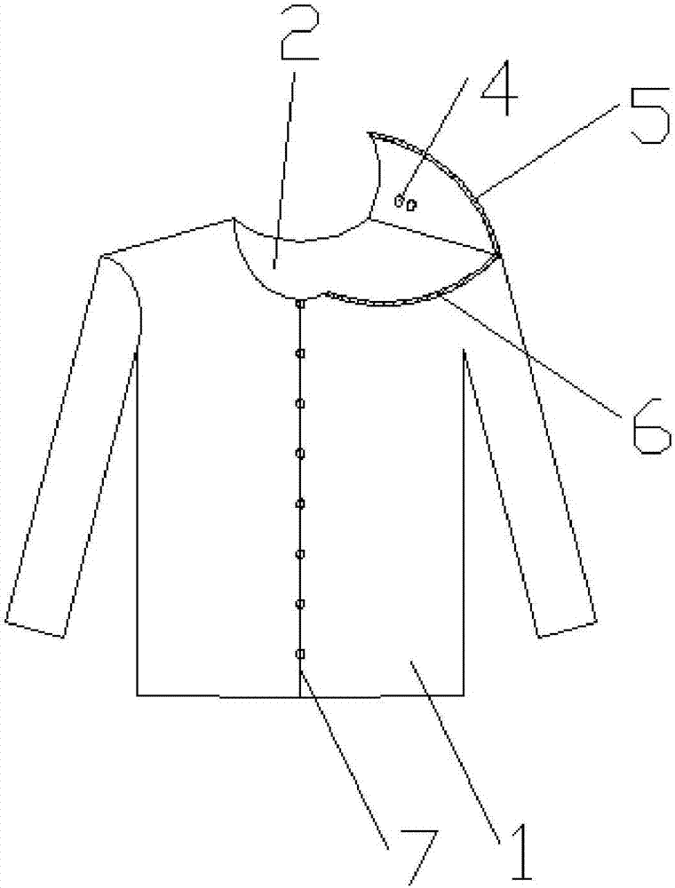 一種置管專用病員服的制造方法與工藝