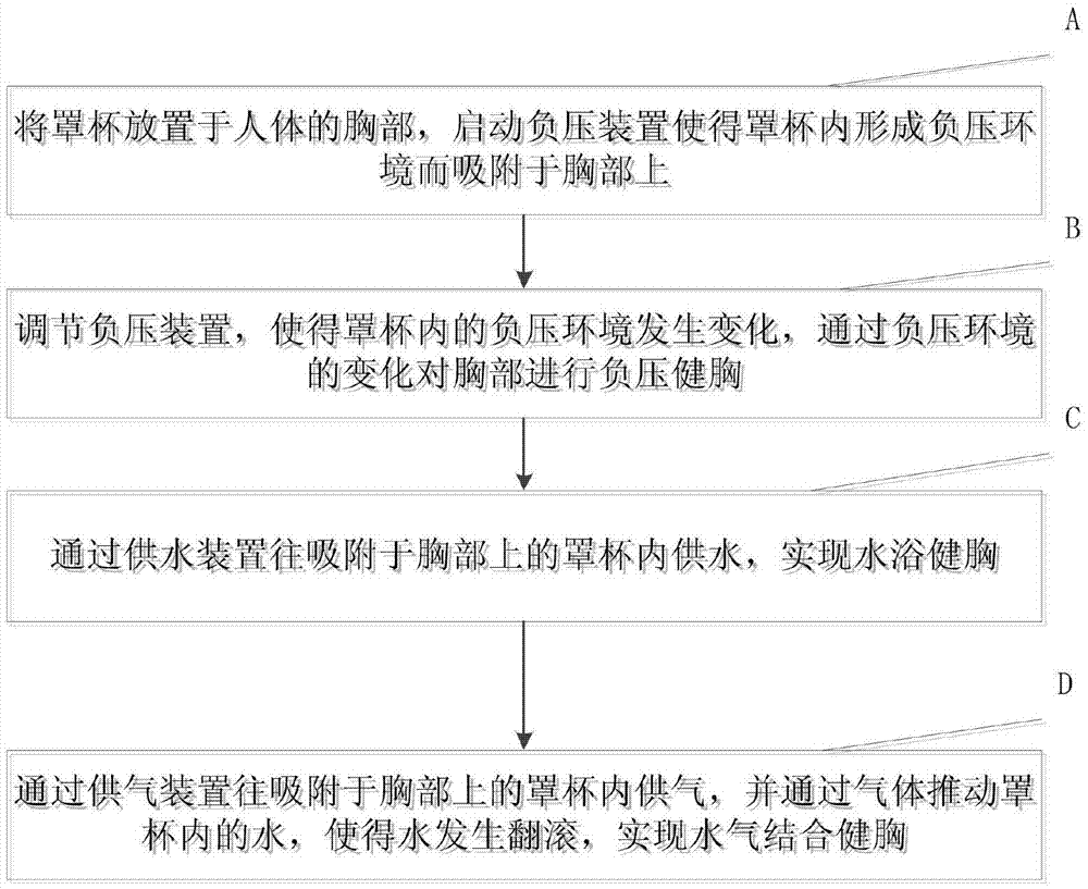 一种水气两用的健胸设备及健胸方法与流程